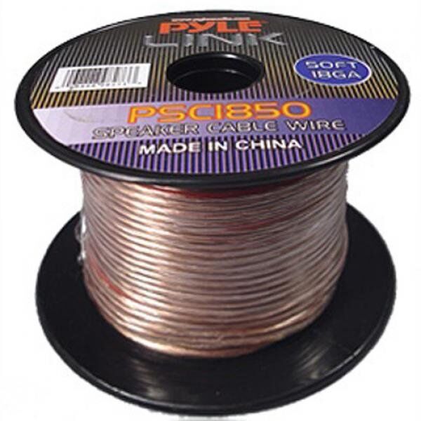 Pyle Link 18 Gauge 50 Feet Spool of High Quality Speaker Wire