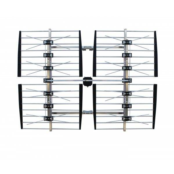 BEST 8-Bay Long Distance Multi-Directional (80+ mi/130+ km) HD Outdoor TV Antenna
