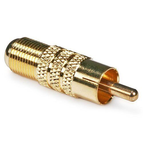 RCA Male to F Female Connector