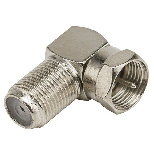 Right angle F male to female adaptor