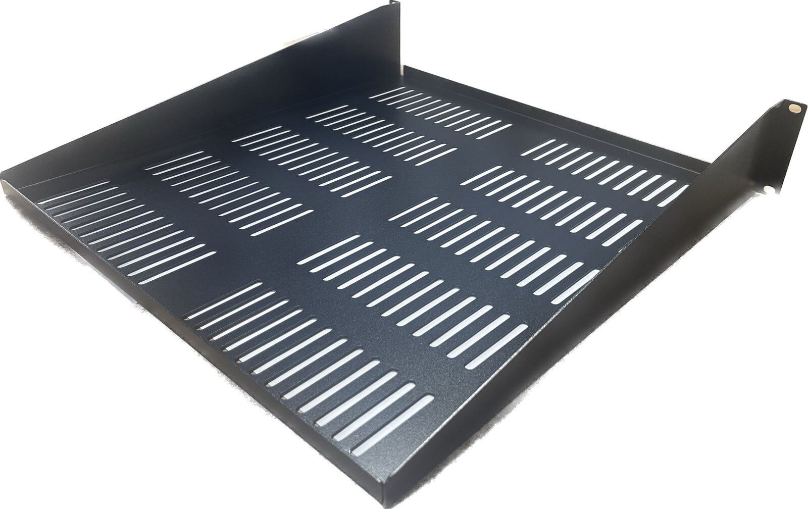 Heavy Duty 19 inch Front Mount Vented Shelf (18 inch Depth) 2U