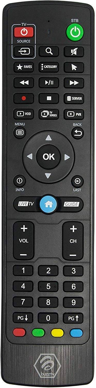 BuzzTV XR4000 / XRS4000 IR Remote Control