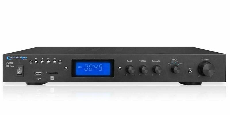 Technical Pro IA25U Integrated Amplifier with USB and SD Card Inputs - Image 2