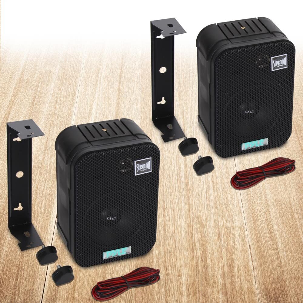 Pyle-PDWR40B 5.25" Indoor/Outdoor Waterproof Speakers (Black) (Pair) - Image 3