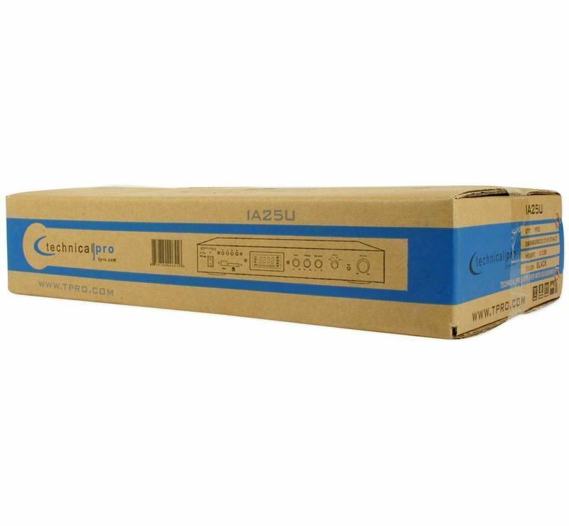 Technical Pro IA25U Integrated Amplifier with USB and SD Card Inputs - Image 4