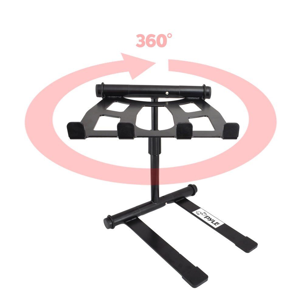 Universal Portable Foldable Telescoping Height Professional DJ Laptop Stand - Image 5