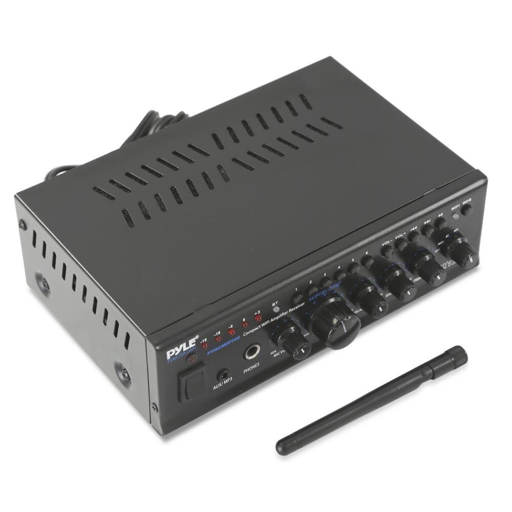 Compact WiFi Amplifier Receiver, Wireless Music Streaming Amp System with Mic Paging/Mixing, 240 Watt - Image 3