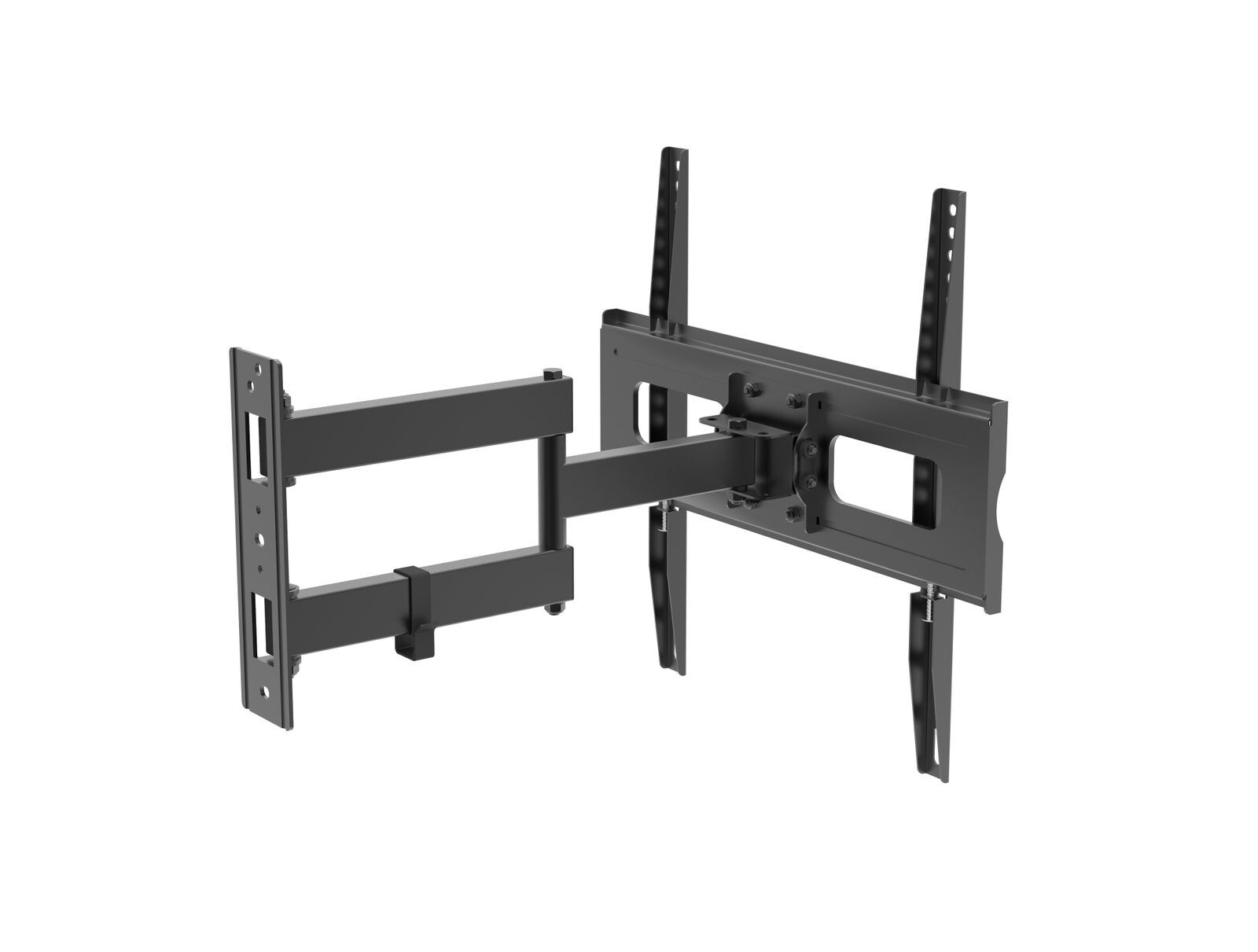 Protech FL -555 Full Motion Articulating TV Monitor Wall Mount for 26-55 Inch TVs and Flat Panels up to 77 Lbs, Black - Image 5