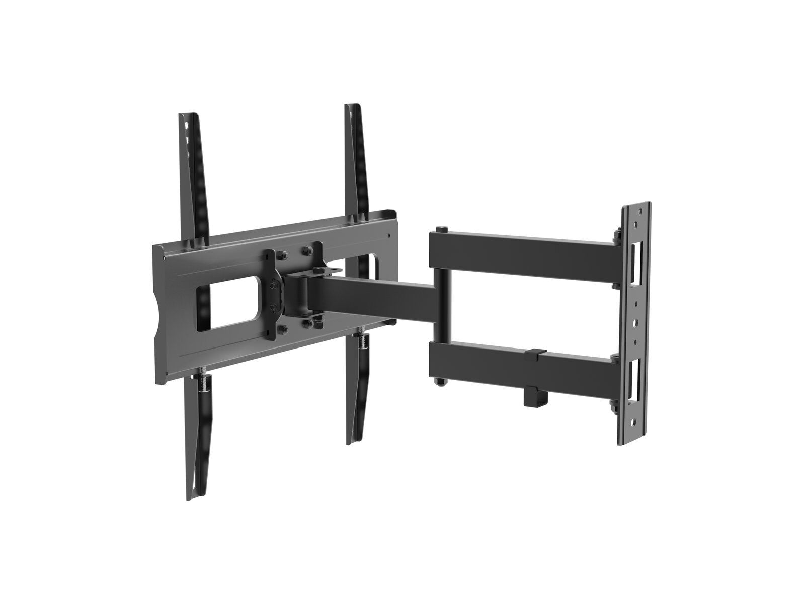 Protech FL -555 Full Motion Articulating TV Monitor Wall Mount for 26-55 Inch TVs and Flat Panels up to 77 Lbs, Black - Image 4