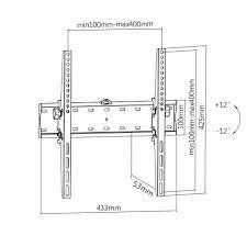 ProTech TL-249 Slim Tilting Wall Mount for 32 - 55" TVs - Image 3