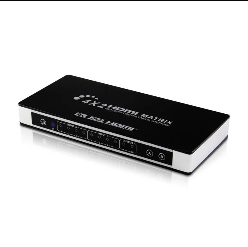 High Quality 4x2 audio video matrix switcher support 4K CEC ARC - Image 3