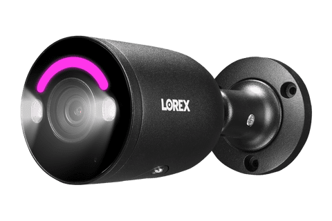 Lorex 4K IP Wired Bullet Security Camera with Smart Security Lighting and Smart Motion Detection