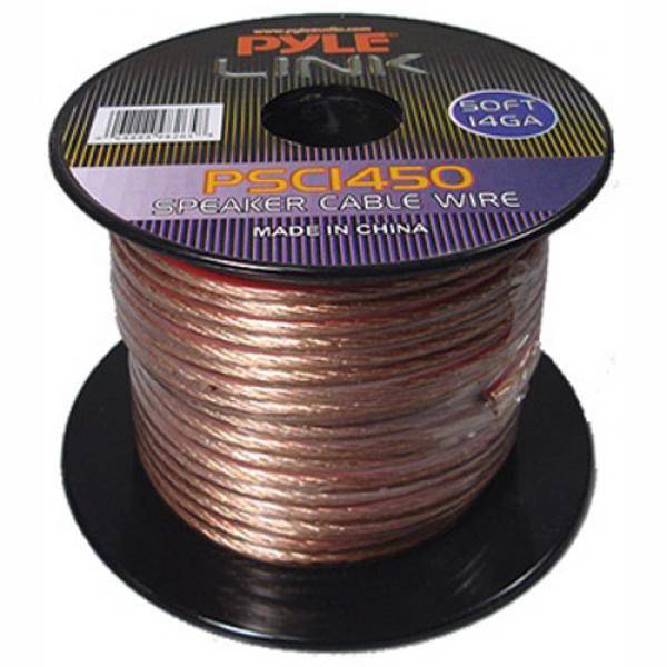 Pyle Link 14 Gauge 50 Feet Spool of High Quality Speaker Wire