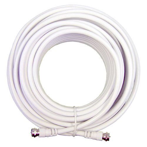 150 Feet High End Low Loss RG6 Coaxial Cable - White