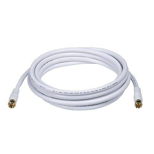 40 Feet Medium Duty RG6 Coaxial Cable - White