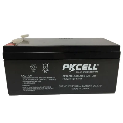 12V / 3.4Ah Rechargeable Sealed Lead Acid Battery Terminal Type F1