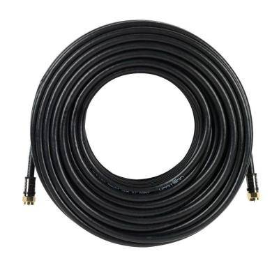 150 Feet High End Low Loss RG6 Coaxial Cable - Black