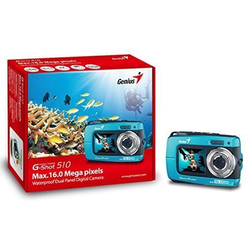 Genius Dual Screen Waterproof 16 MP Action Sports Camera/Camcorder