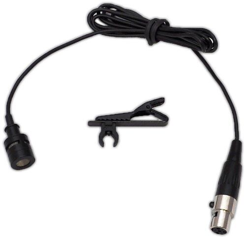 Pyle-PLMS30 Wired Lavalier Mini XLR Uni-Directional Microphone For Shure System