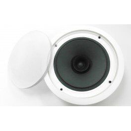 PPA A820TMG: 8" Ceiling Speaker W/ Grill 100 Watts White