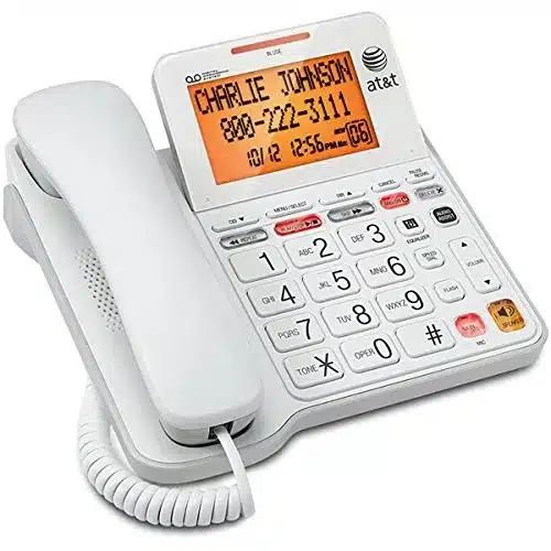 AT&T CL4940 Corded Speaker Phone with Digital Answering System and Backlit Display - Image 3