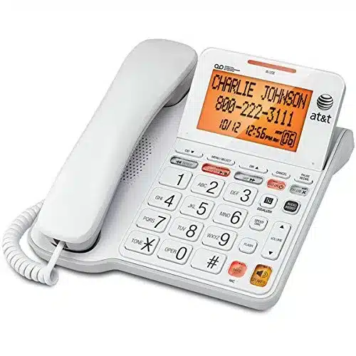 AT&T CL4940 Corded Speaker Phone with Digital Answering System and Backlit Display - Image 4