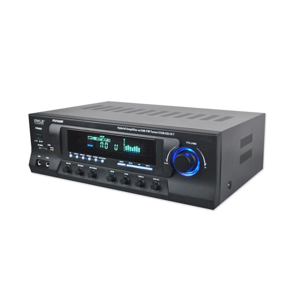 Hybrid Amplifier Receiver - Home Theater Stereo System, Bluetooth Streaming, MP3/USB/SD Readers, AM/FM Radio, 300 Watt