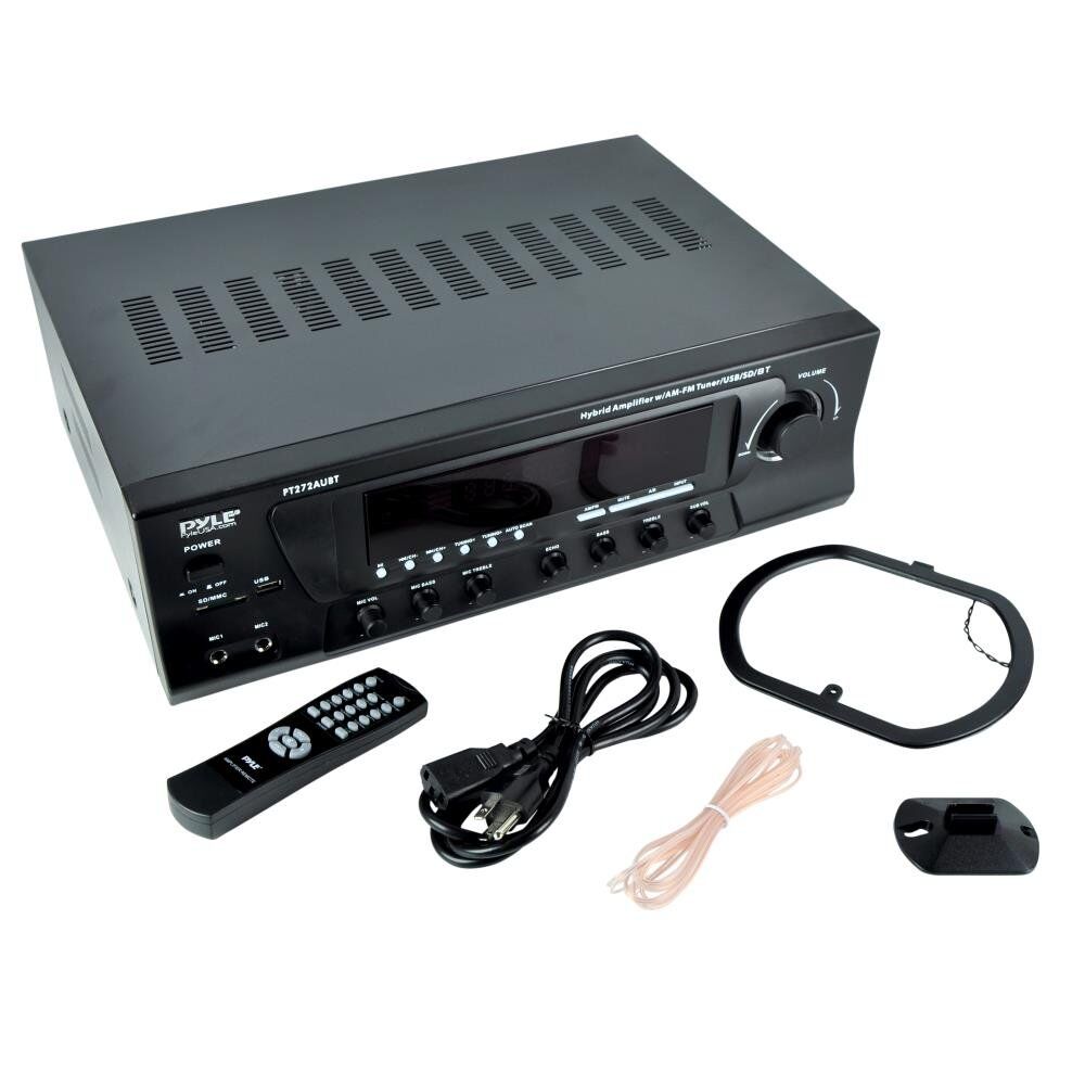 Hybrid Amplifier Receiver - Home Theater Stereo System, Bluetooth Streaming, MP3/USB/SD Readers, AM/FM Radio, 300 Watt - Image 5
