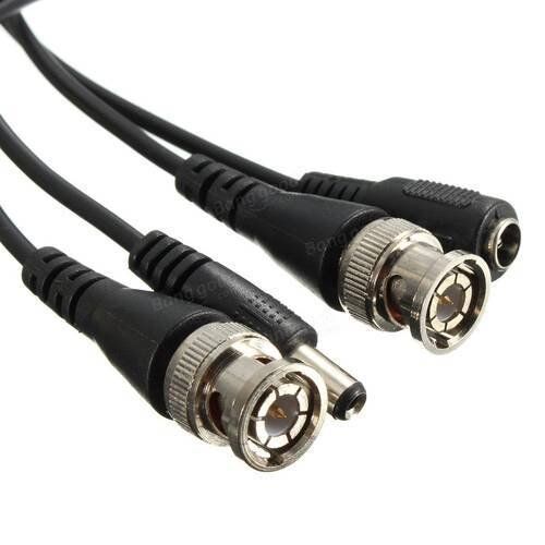 100FT BNC RG59 With DC Power Video Cable
