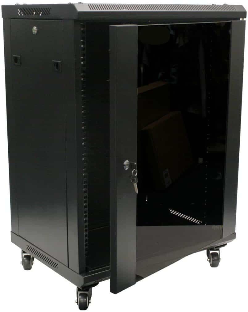 Protech 15U-1000MM 39 Inch Deep Floor Network/Server Rack With Wheels (Unassembled)