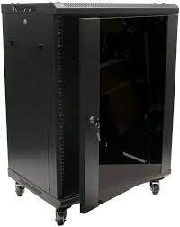 Wall Mount Cabinet 21U x 24″ Depth, 21U 600MM With Wheels