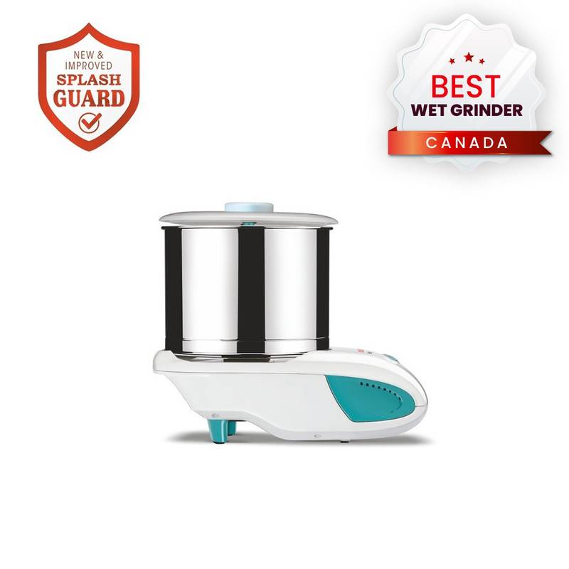 Vidiem Jewel-ST 2-Liter Wet Grinder Stainless Steel Drum, Stone Rollers, 110-V with its Motor RPM 1440 and Drum RPM 150
