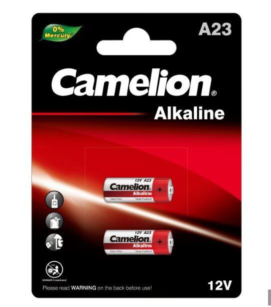 Camelion A23 12V Alkaline Battery (Pack of 2)