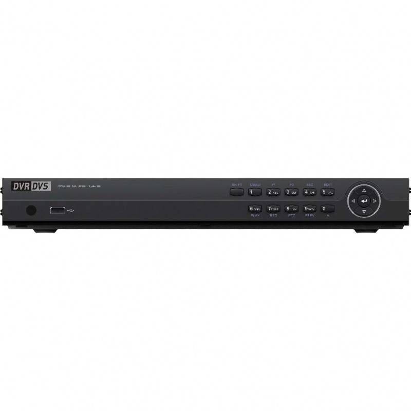 16 Channel H.265 8 MP 1U 2HDD BAY TVI DVR