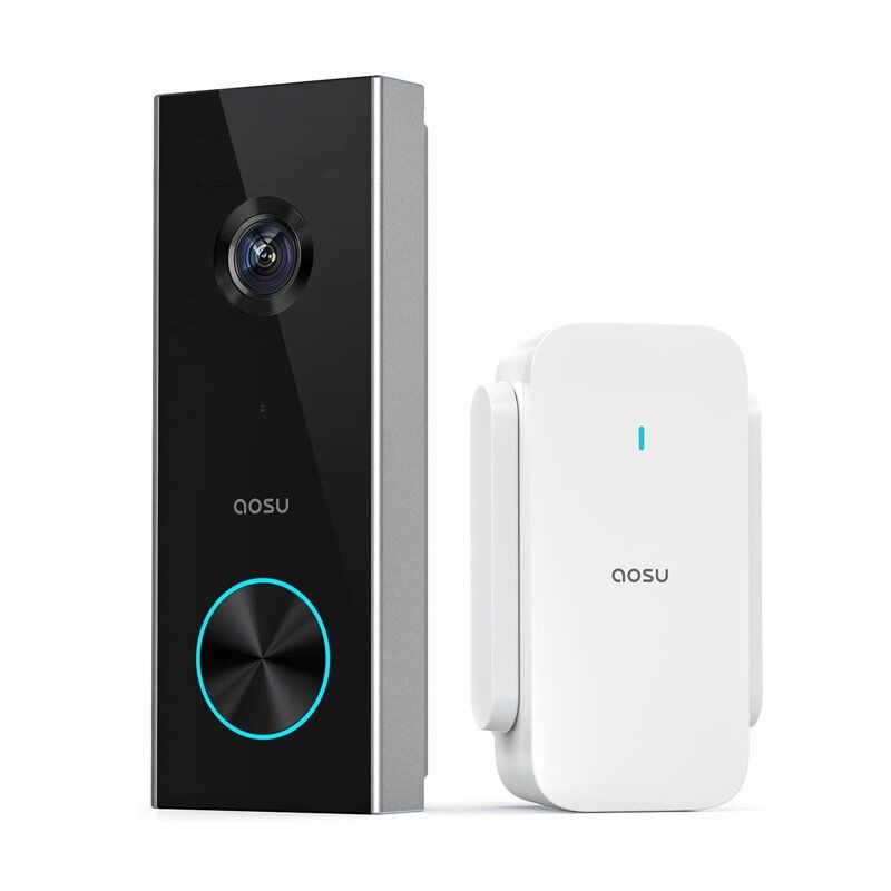 Aosu V8P 4MP Battery-Powered Wireless Wi-FI Smart Video Doorbell and Chime with AI Detection - Image 2
