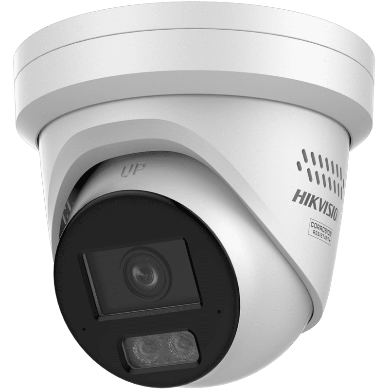 Hikvision 4 MP Smart Hybrid Light with ColorVu Fixed Turret Network Camera (DS-2CD2347G3-LIS2UY/SRB(2.8mm))