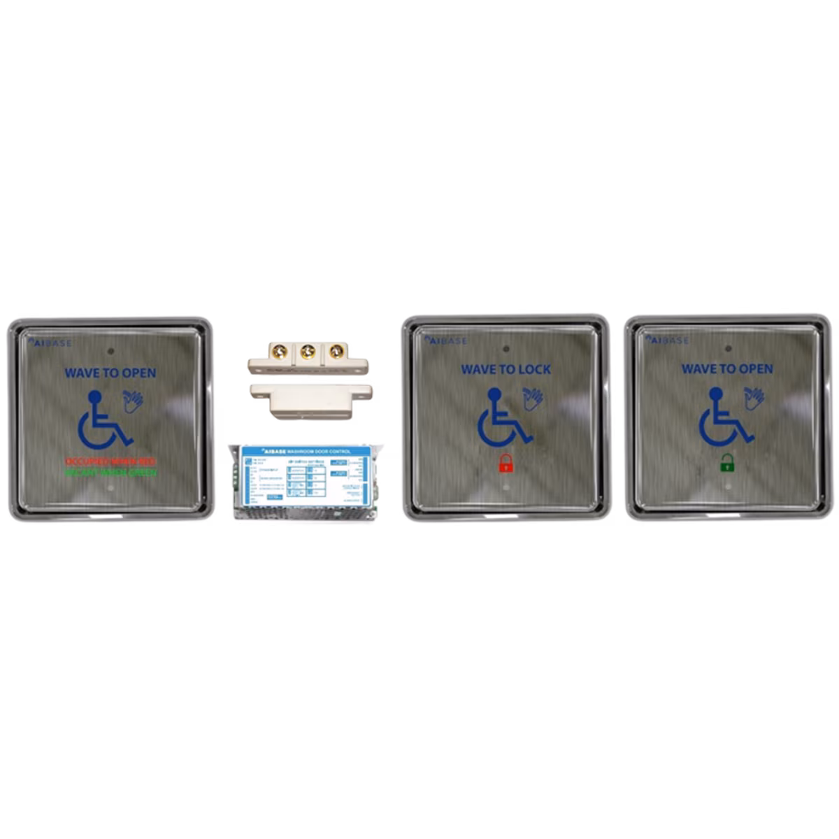 Illuminated Touchless Washroom Control Kit with Occupied/Vacant Indicator | KIT-EB-522-V2