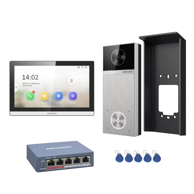 Hikvision DS-KIS611-S 4MP PoE & WiFi 6 IP Video Intercom Kit - Image 3