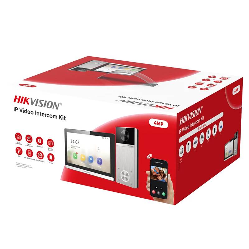 Hikvision DS-KIS611-S 4MP PoE & WiFi 6 IP Video Intercom Kit - Image 2