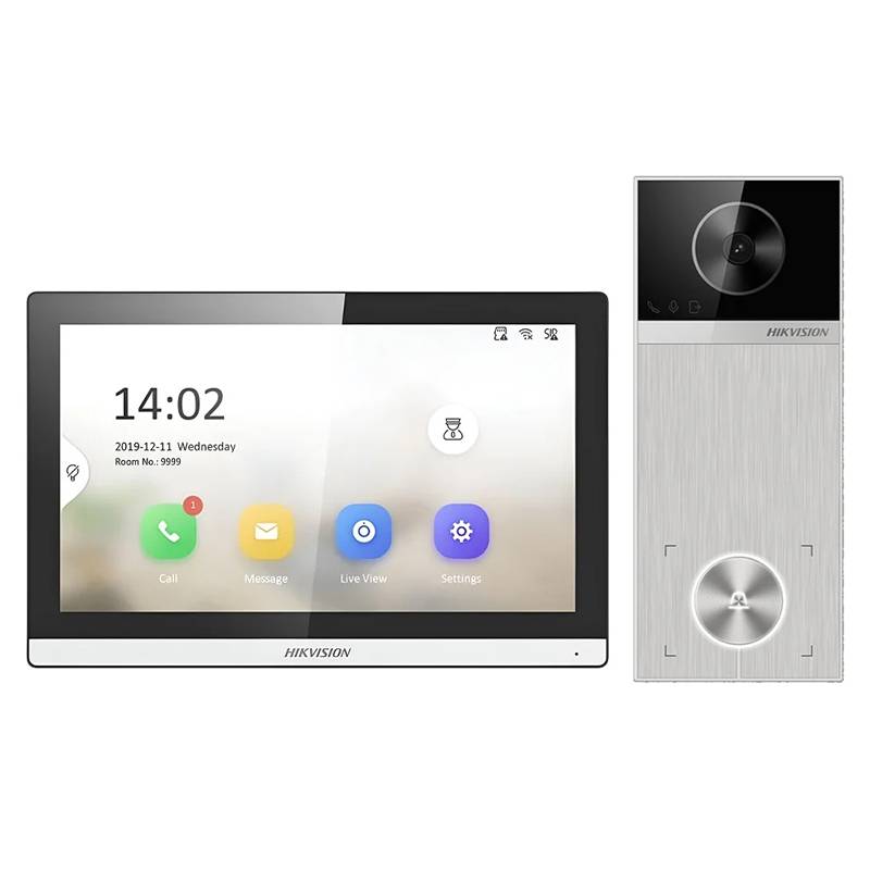 Hikvision DS-KIS611-S 4MP PoE & WiFi 6 IP Video Intercom Kit